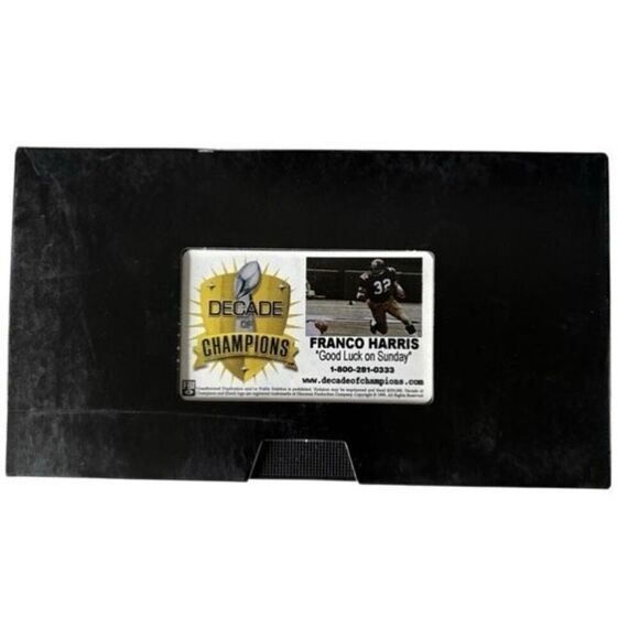 Pittsburgh Steelers Decade Of Champions Franco Harris Good Luck VHS Cassette - Picture 1 of 4